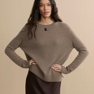 Jenni Kayne Everyday Sweater Taupe. NWT!